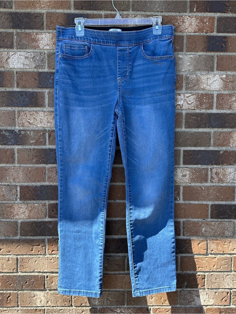 croft & barrow Classic Straight-Leg Jeans in Medium Blue
